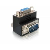 Delock 65171 VGA Adapter [1x D-sub stekker 15-polig - 1x D-sub bus 15-polig] Zwart