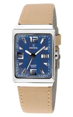 Horlogeband Festina F16141-2 Leder Beige 23mm