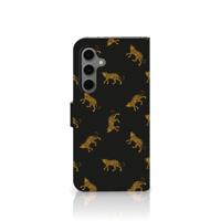 Telefoonhoesje | Met pasjeshouder | voor Samsung Galaxy S24 FE Leopards