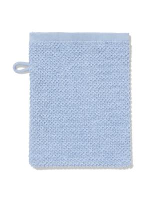 HEMA Tweedekans Washand 16x21cm Recycled Katoen Lichtblauw (lichtblauw)