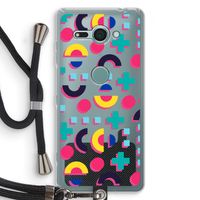 8-bit N°2: Sony Xperia XZ2 Compact Transparant Hoesje met koord