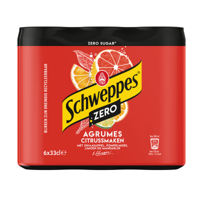 Schweppes agrumes zero blik 33cl (4x6-pack)