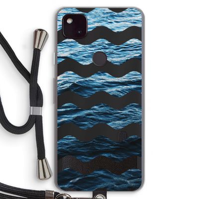 Oceaan: Pixel 4a 5G Transparant Hoesje met koord
