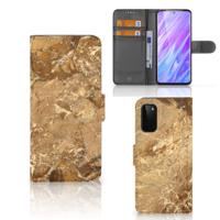 Samsung Galaxy S20 | Bookcase | Marmer Creme