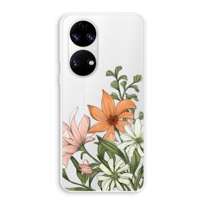 Floral bouquet: Huawei P50 Transparant Hoesje