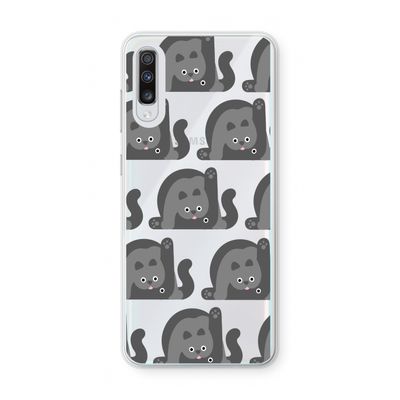 Cats: Samsung Galaxy A70 Transparant Hoesje