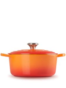 Le Creuset pot rond 20 cm - Orange