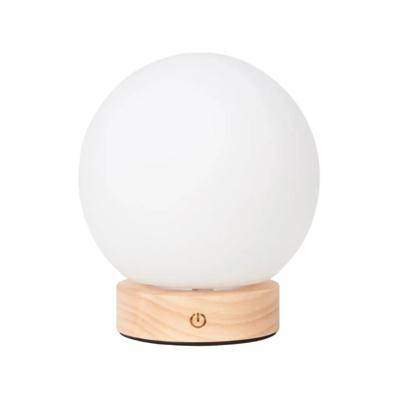 Tafellamp oplaadbaar Flore lichtbruin hout Tafellamp oplaadbaar Flore lichtbruin hout