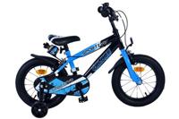 Volare sportivo kinderfiets - jongens - 14 inch - blauw zwart - twee handremmen