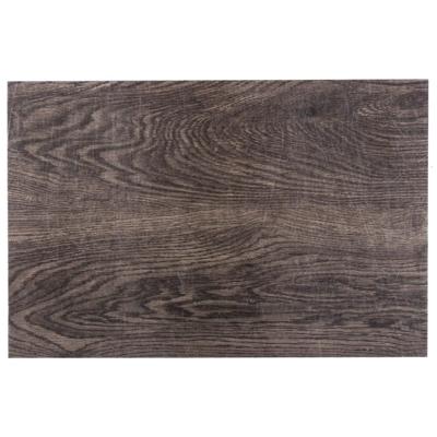 Secret de Gourmet tafel placemat in walnoot hout print - PVC - 45 x 30 cm - Onderleggers