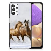 Samsung Galaxy A32 5G Dierenprint Telefoonhoesje Paarden