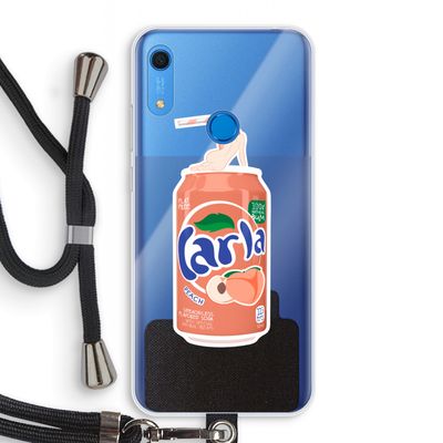 S(peach)less: Huawei Y6s Transparant Hoesje met koord