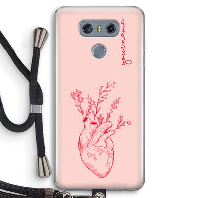 Blooming Heart: LG G6 Transparant Hoesje met koord