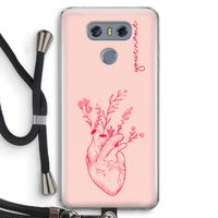 Blooming Heart: LG G6 Transparant Hoesje met koord