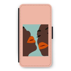 Orange lips: iPhone 11 Pro Max Flip Hoesje