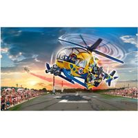 Playmobil Stunt Show Lucht Stuntshow filmploeg helikopter - 70833 - thumbnail