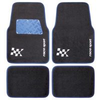 Race Sport automattenset Competition uni alu zwart/blauw 4 delig - thumbnail