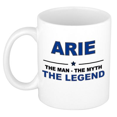 Arie The man, The myth the legend collega kado mokken/bekers 300 ml