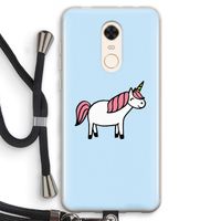 Eenhoorn: Xiaomi Redmi 5 Transparant Hoesje met koord