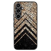 Samsung Galaxy A35 hoesje - Chevron luipaard - thumbnail