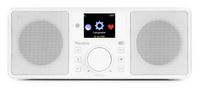 DAB Radio met Bluetooth en Internetradio - Audizio Rome - Wekkerradio - Wifi - AUX - 2 Speakers - Wit - thumbnail