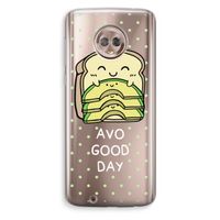 Avo Good Day: Motorola Moto G6 Transparant Hoesje