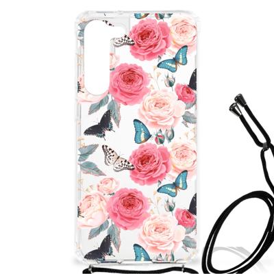 Samsung Galaxy S23 Plus Case Butterfly Roses Samsung Galaxy S23 Plus Case Butterfly Roses