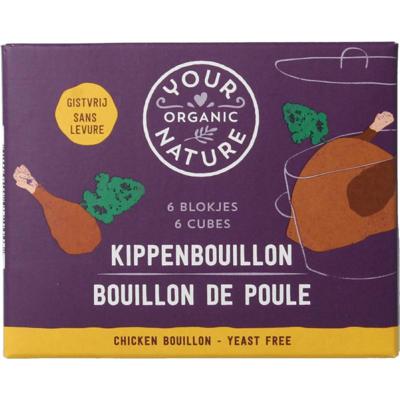 Your Organic Nat Kippenbouillonblokjes zonder gist bio