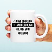 Mok Zijn we eindelijk zoveel jaar getrouwd - 10 jaar