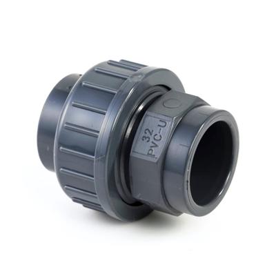 VDL 3-delige koppeling, type A, pvc-u, 2x inwendig lijm, epdm, 16 bar, 12 mm