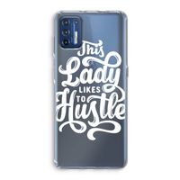 Hustle Lady: Motorola Moto G9 Plus Transparant Hoesje