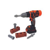 Smoby - Black & Decker Mechanische Boormachine - Speelgoed Gereedschap