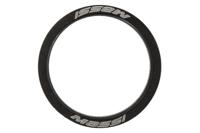 Massi Balhoofdring 1-1/8 "X1.5" - Zwart