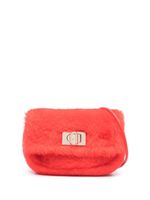 Furla sac à bandoulière en fourrure artificielle - Rouge