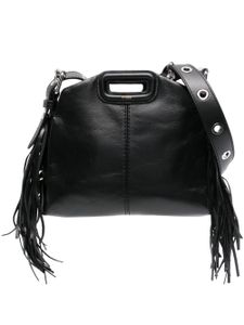 Maje mini sac à main Miss M à franges - Noir