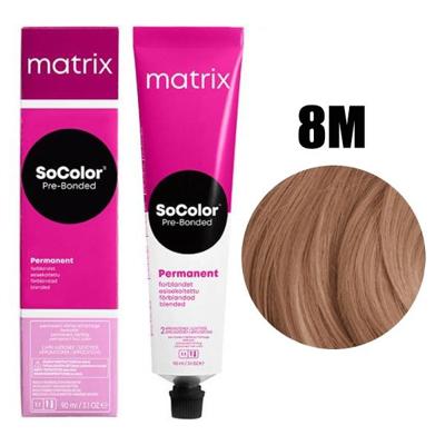 Matrix SoColor Pre-Bonded 8M Licht Blond Mocha - 90 ml