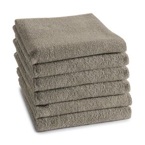DDDDD DDDDD Keukendoek Logo 50x55 Taupe