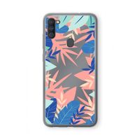 Tropisch: Samsung Galaxy A11 Transparant Hoesje