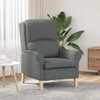 Fauteuil Donkergrijs 76 x 94 x 102 cm Stof