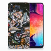 Samsung Galaxy A50 | Siliconen hoesje | met foto Badges