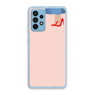 High heels: Samsung Galaxy A52 Transparant Hoesje