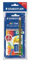 Staedtler Noris Club 144 Set Zwart, Blauw, Bordeaux, Bruin, Groen, Lichtblauw, Lichtgroen, Oranje, Perzik, Rood, Violet, Geel 13 stuk(s)