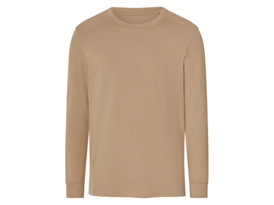esmara Men Heren shirt met lange mouwen (Beige, XL)