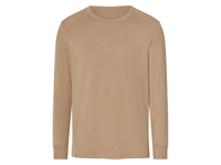 esmara Men Heren shirt met lange mouwen (Beige, M)
