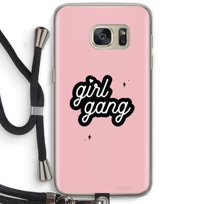Girl Gang: Samsung Galaxy S7 Transparant Hoesje met koord