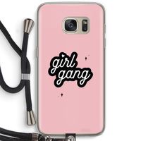 Girl Gang: Samsung Galaxy S7 Transparant Hoesje met koord