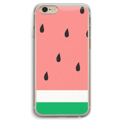 Watermeloen: iPhone 6 Plus / 6S Plus Transparant Hoesje
