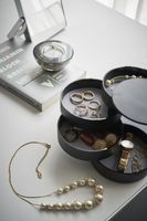 Yamazaki 4069 doos, zakje & organizer voor juwelen/sieraden Vilt, Kunststof - thumbnail