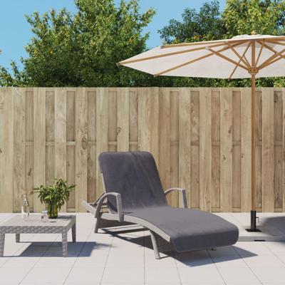 VidaXL Strandhanddoeken 2 st 400 g/m² 75x200 cm stof antracietkleurig