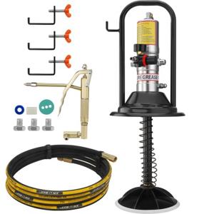 VEVOR Pneumatische 0,6-0,8 MPa vetpomp Gegoten aluminium Luchtaangedreven smeerpomp Stroom van 740 g/min Luchtvetpomp -20 ℃ tot 100 ℃ Bedrijfstemperatuur Geschikt voor 0-3 # vet